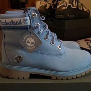 Light Blue Timberlands